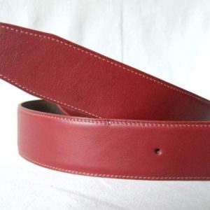 ceinture en cuir sans boucle