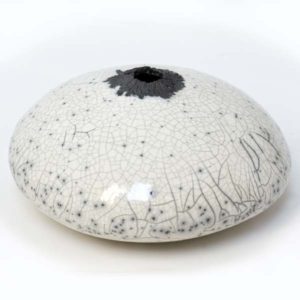 Vase en céramique raku