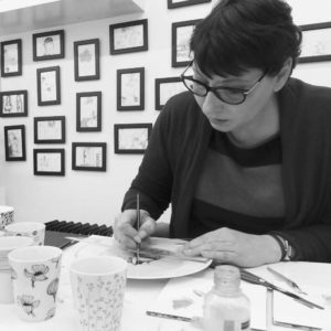 Christine RUFFINONI, peintre en décor sur porcelaine